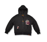 Graffiti Collection | Slogan Print Zip Hoodie